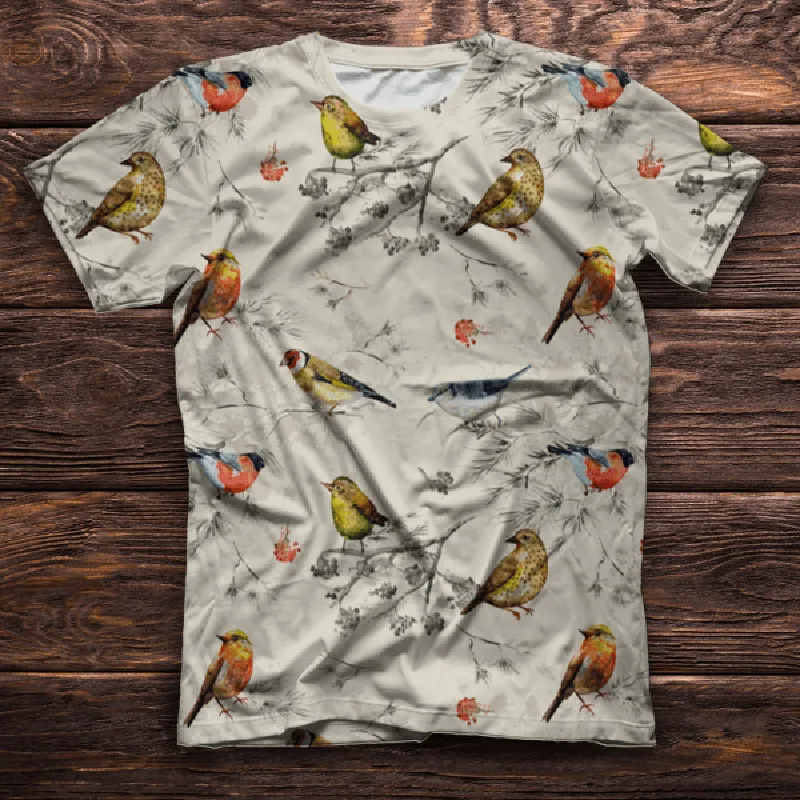 Bird Series Round Neck 3D Printed T Shirt 7Style - Shop at LoveMi