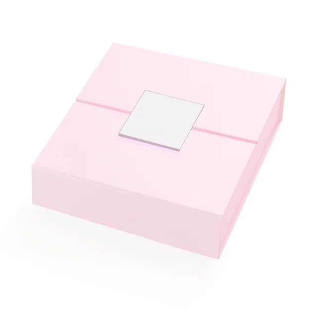 Zongzi Gift Box Empty Box Creative Double Door Folding Packaging Light Rose Red Square Edition - Shop at LoveMi