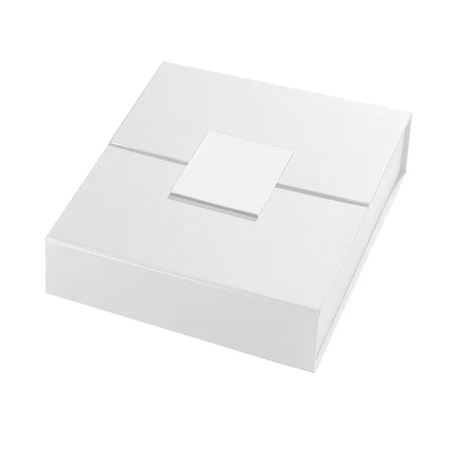 Zongzi Gift Box Empty Box Creative Double Door Folding Packaging Stratus White Square Edition - Shop at LoveMi