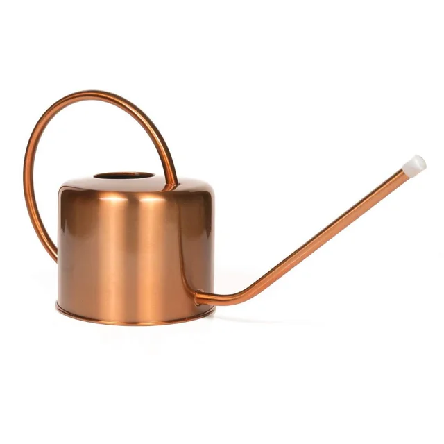 Gardening Retro European Style Meaty Stainless Steel Long Spout Watering Jug Gold - Shop at LoveMi