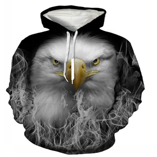 3D Digital Print Hooded Men's Sweatshirt - Shop at LoveMi