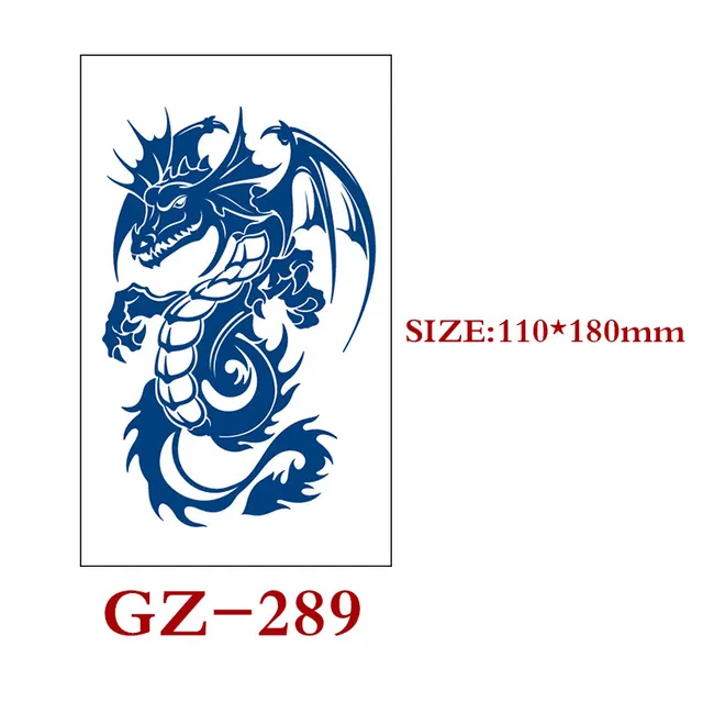 Herbal Semi permanent Tattoo Stickers Semi permanent Tattoo Stickers Gz289 Style - Shop at LoveMi