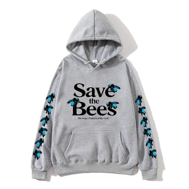 Europe And America SAve Bees Men's And Women's Grey - Shop at LoveMi