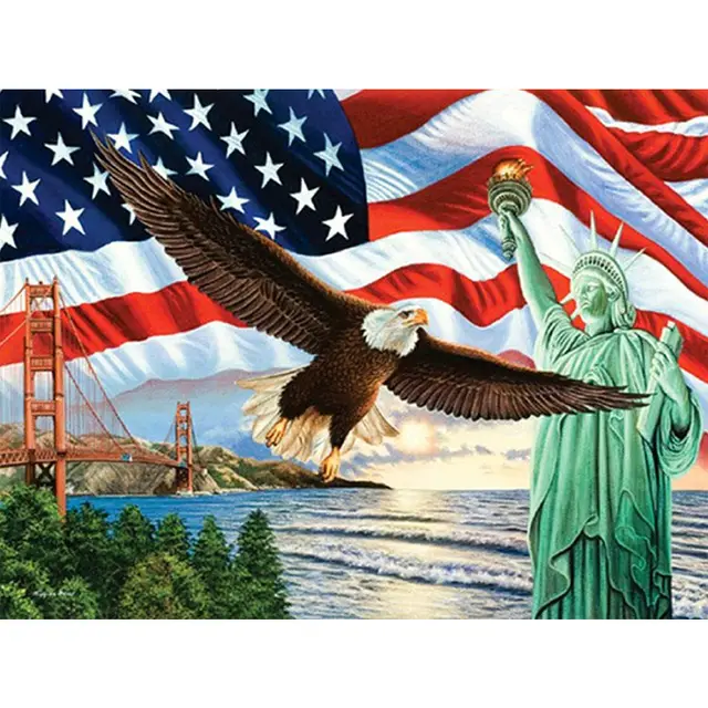 YI Bright 5D DIY Diamond Painting Landscape Cross Stitch Kit Diamond Square - Shop at LoveMi