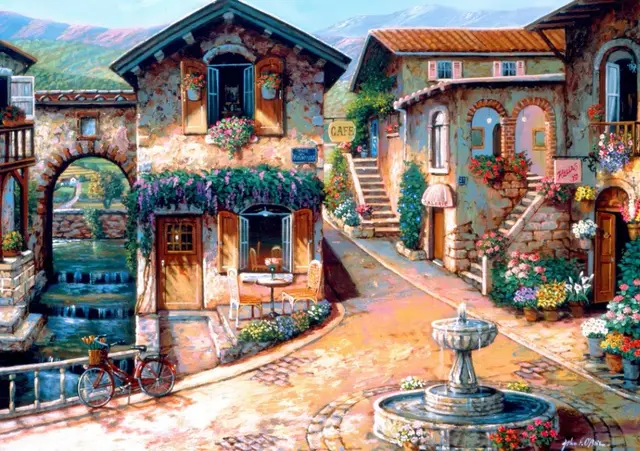 Cityscape Diamond Painting Embroidery Decoration, Home Decoration Round - Shop at LoveMi