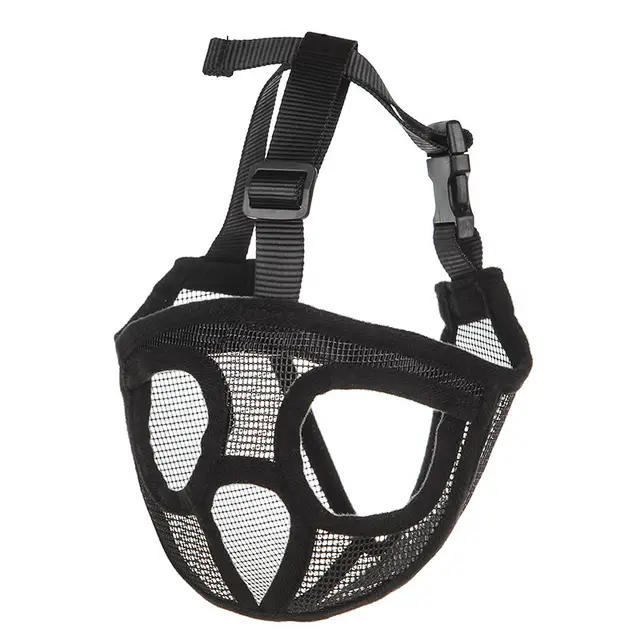 Fadou Puppy Mouth Cover Anti bite And Bark Eating Mask Black - Shop at LoveMi