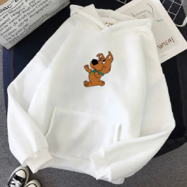 Women's New Style Korean Foreign Trade Plus Velvet Hooded Sweater White - Shop at LoveMi