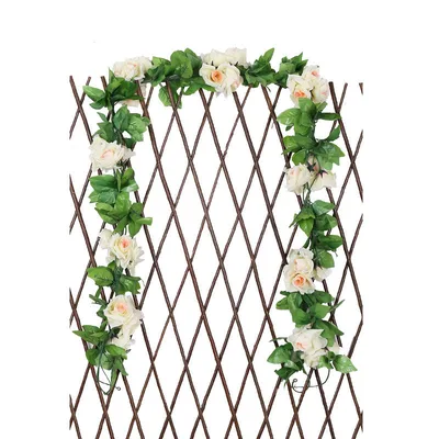 Ceiling Winding Artificial Flowers Home Decoration Flowers Wedding Flowers 9Champagne Flowers - Shop at LoveMi