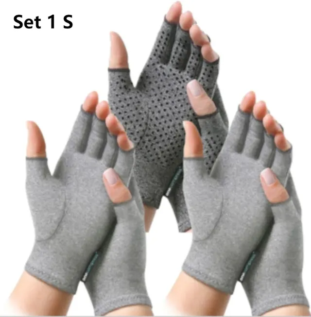 Breathable Health Care Half Finger Gloves Set 1 S - Shop at LoveMi