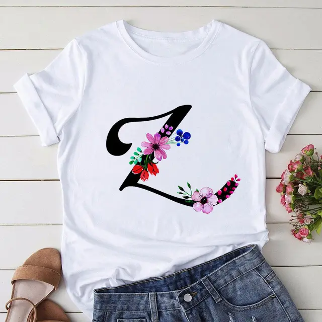 Printed Fashion European And American Women's Round Neck Short Sleeve Z - Shop at LoveMi
