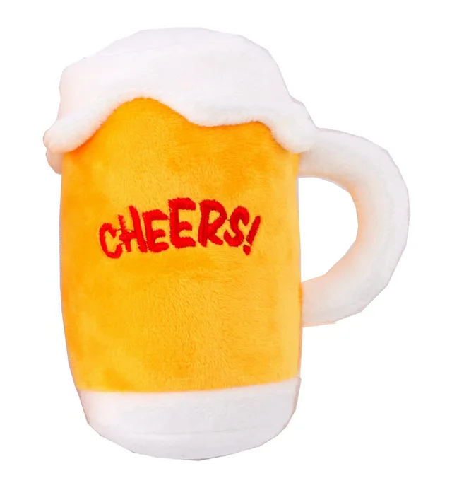 New Pet Supplies Sounding Plush Toy Creative Cartoon Simulation Beer Bottle Beer Mug Toy Dog Toy - Shop at LoveMi