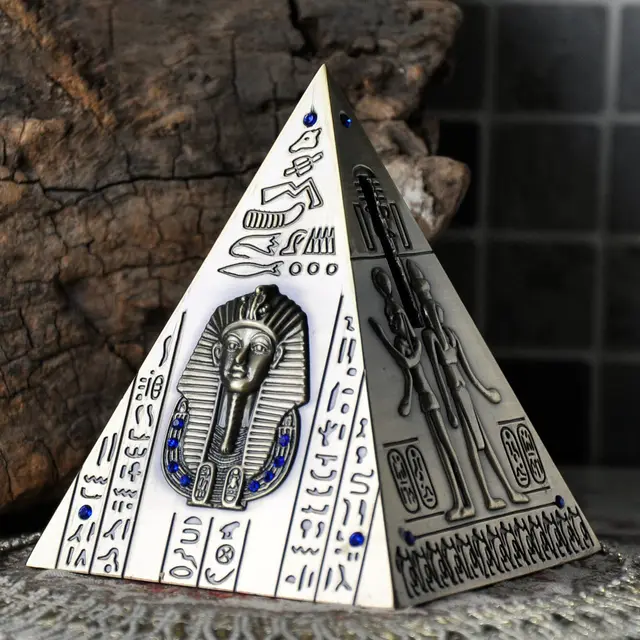 Pharaoh Retro Pyramid Piggy Bank Decoration Piggy Bank Size Number - Shop at LoveMi