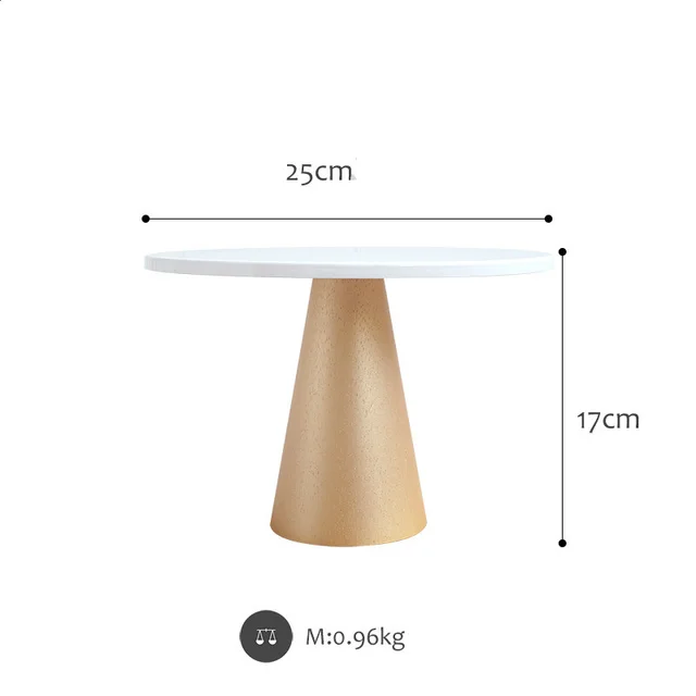Ins Style Cake Tray Nordic Style Photo Prop Tray Wedding Dessert Table Cake Stand Tall Jewelry Tray Flat Head Large - Shop at LoveMi