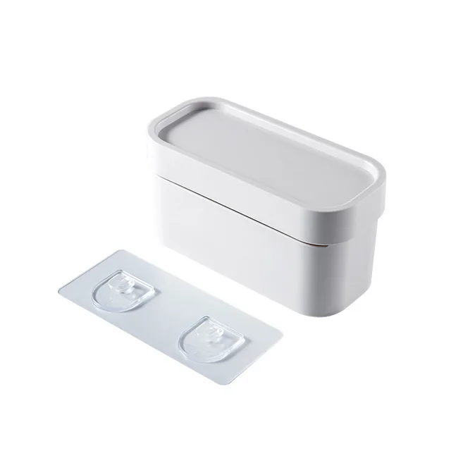 Japanese Style Seamless Storage Box Kitchen Garbage Bag Storage Box White - Shop at LoveMi