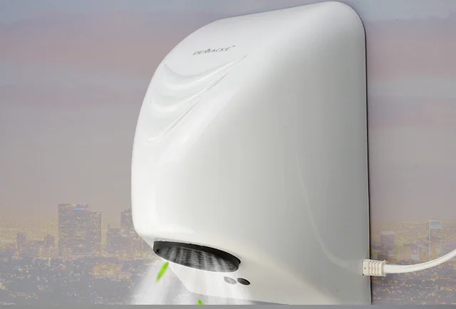 Mini Plastic Hotel Commercial Hand Dryer For Quick Drying White - Shop at LoveMi