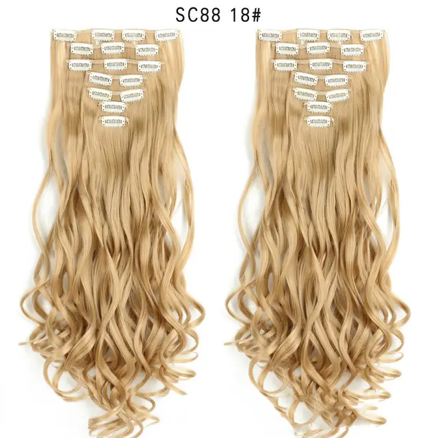 Clip Inhair16 Card Long Curly Wig Patch 11Style - Shop at LoveMi