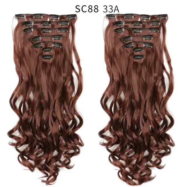 Clip Inhair16 Card Long Curly Wig Patch 16Style - Shop at LoveMi