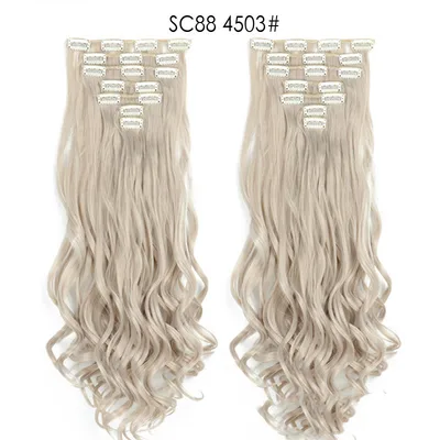 Clip Inhair16 Card Long Curly Wig Patch 2Style - Shop at LoveMi