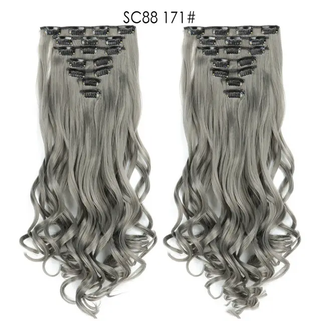 Clip Inhair16 Card Long Curly Wig Patch 7Style - Shop at LoveMi