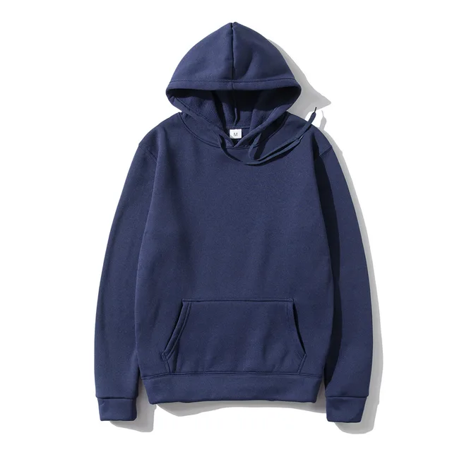 Women Couple Hoodies Sweatshirt Fleece Dream Merch Hoodie No Print Navy Navy blue - Shop at LoveMi
