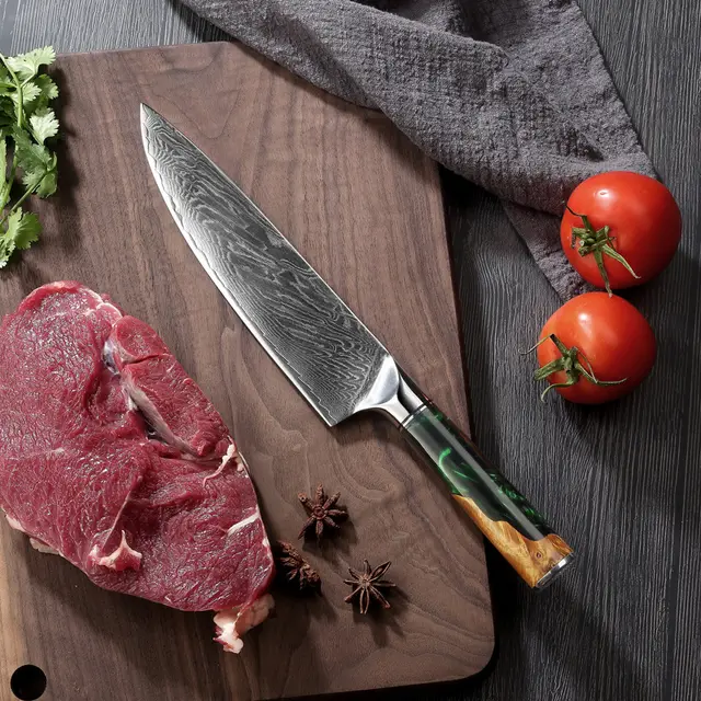 8 Inch Chef's Knife Western style Chef's Knife Jade Green - Shop at LoveMi