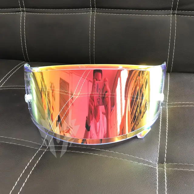 Motorcycle Helmet Lens Aurora Orange - Shop at LoveMi