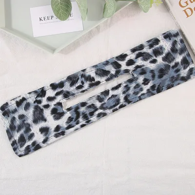 Magic Disc Hair Curler Spinning Wire Bow Printing Curly Hair Blue Leopard - Shop at LoveMi