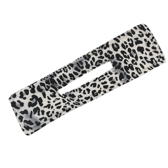 Magic Disc Hair Curler Spinning Wire Bow Printing Curly Hair Grey Leopard - Shop at LoveMi
