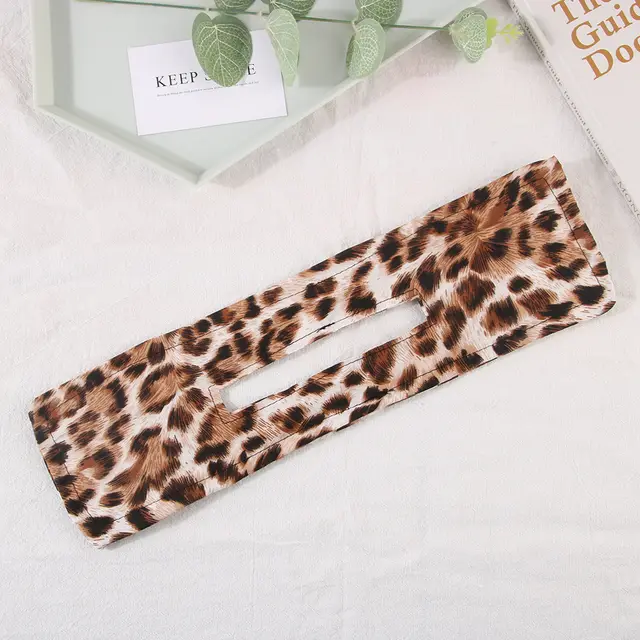 Magic Disc Hair Curler Spinning Wire Bow Printing Curly Hair Leopard - Shop at LoveMi