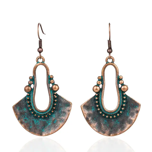 Vintage Boho Ethnic Antique Colors Drop Earrings For Women Female 5Style - Shop at LoveMi