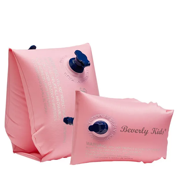Child Inflatable Safety Arm Ring With Double Airbag Buoyancy Arm Pink - Shop at LoveMi