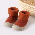 Autumn And Winter Socks Shoes Children's Floor Footwear - Orange