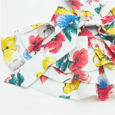 100 Cotton Printed Teddy Schnauzer And Pomeranian Cat And Dog Clothes Color - Shop at LoveMi