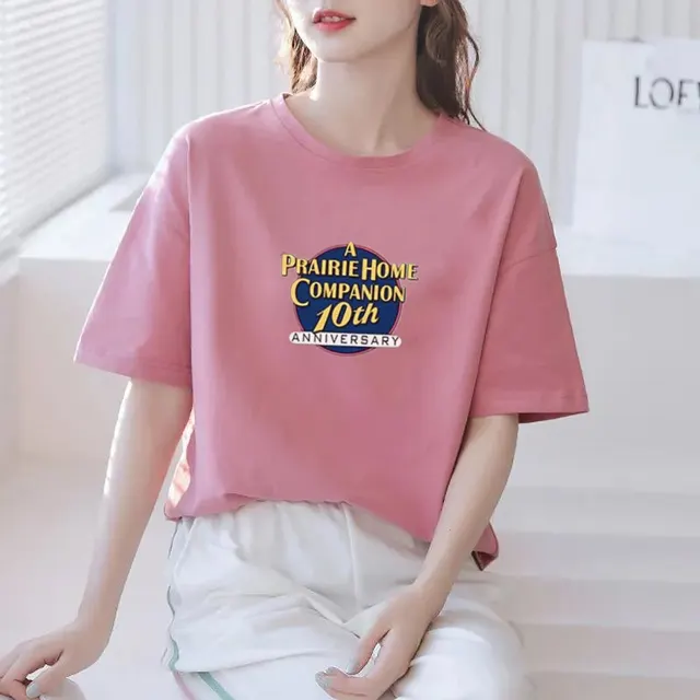 Watermelon Home Summer Short Sleeve T shirt For Women Pink - Shop at LoveMi
