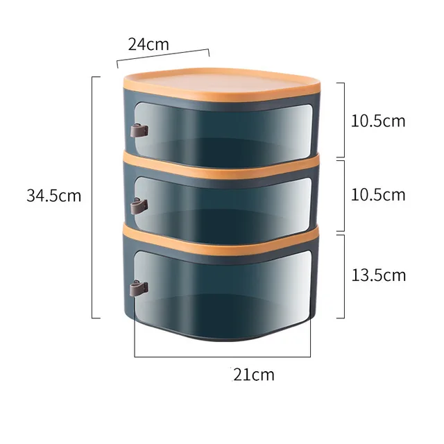 Multi layer Household Multifunctional Dust proof Cover For Heat Preservation Dish Cover Blue And Yellow 3Layers - Shop at LoveMi