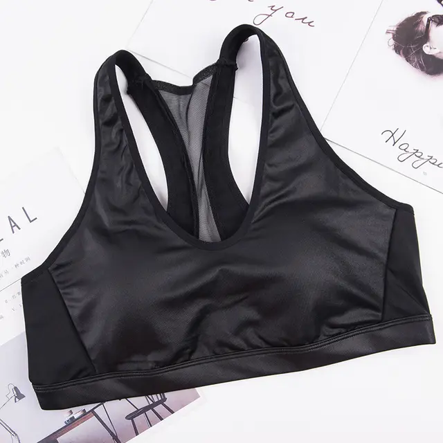 Women Sports Bra High Support For Sporting Yoga Fitness Athletics Black - Shop at LoveMi