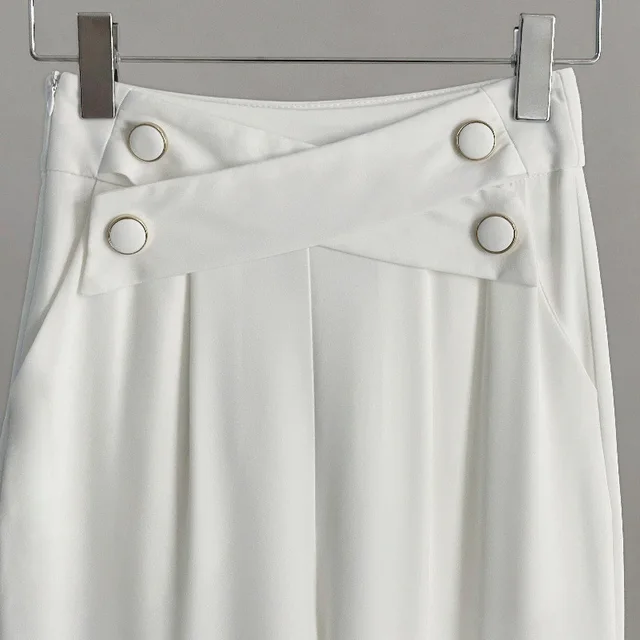 OL Commuter High Waist Temperament Suit Pants White - Shop at LoveMi