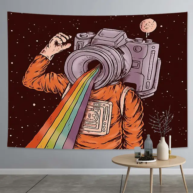 Thick Cloth Tapestry Abstract Style Hanging Cloth Background Cloth Covering Cloth As Shown - Shop at LoveMi