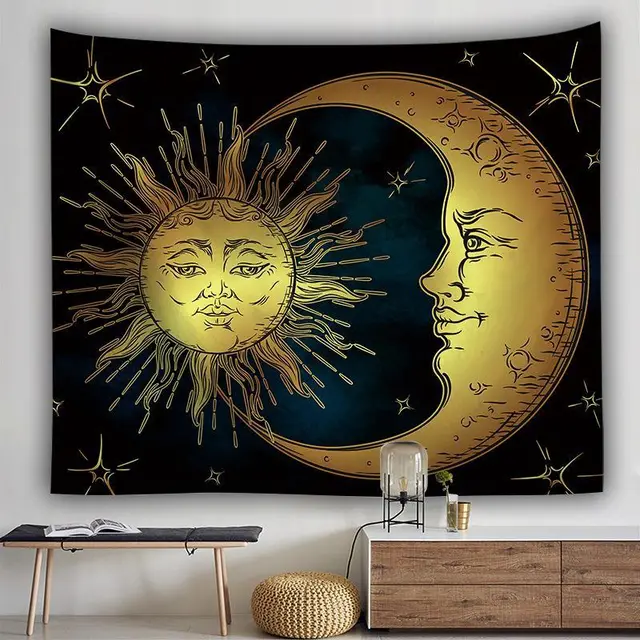 Moon Facing Sun Tapestry 150X150Cm - Shop at LoveMi
