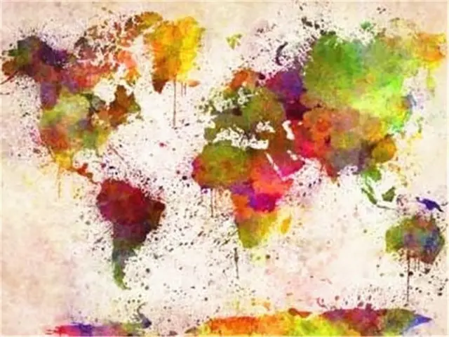 5D Diamond Color Card Landscape Diamond Embroidery Full Round Square - Shop at LoveMi