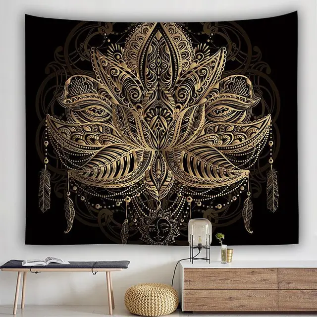 Golden Dreamcatcher Tapestry Photo Color - Shop at LoveMi