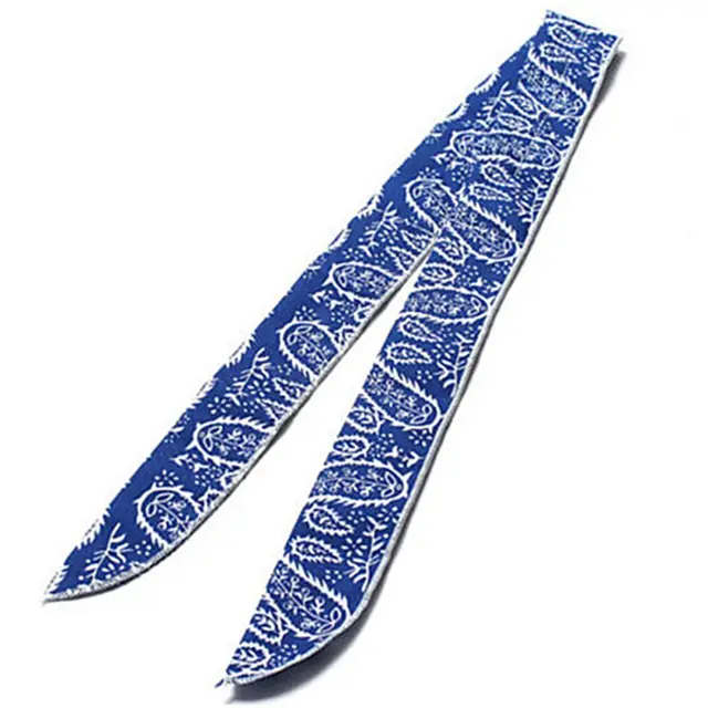 Cashew Flower Ice Towel Ice Belt Cool Ice Towel Absorbent Ice Towel Ice Scarf Leaf Ice Towel Blue - Shop at LoveMi