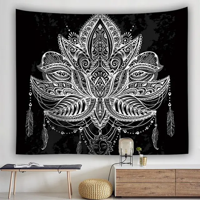 Dreamcatcher Lotus Tapestry Photo Color - Shop at LoveMi