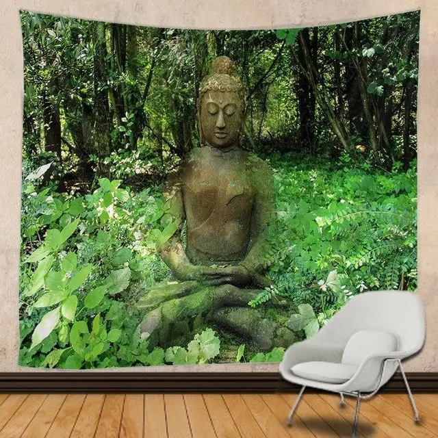 Buddha In The Forest Tapestry 200X150Cm - Shop at LoveMi