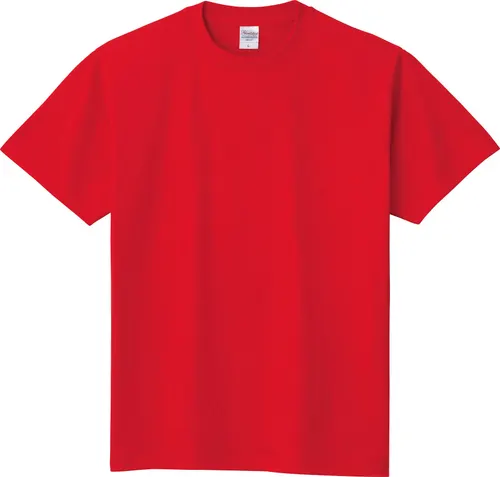 Japanese Pure Cotton Solid Color Couple Short sleeved Bottoming Shirt T shirt Half sleeved Red - Shop at LoveMi