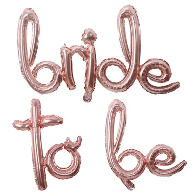 Rose Gold Party Dress Up Balloon Letter Balloon Set 1.Rose Gold Pink - Shop at LoveMi