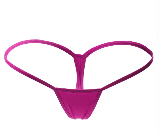 Womens Ladies Sexy Mini Thongs G String Underwear Panties Lingerie Panty UK Rose Red - Shop at LoveMi