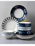16Piece Set Of Mixed Two Color