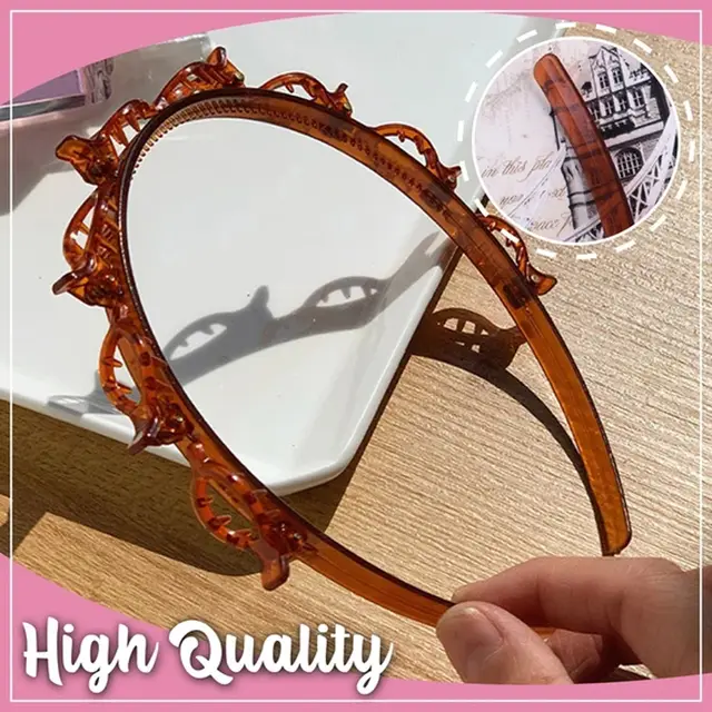 Double Bangs Hairstyle Hairpin Hairband Hair Decoration Clips Hoop Headbands For Women Barrettes Hairstyle Hair Accessories Red - Shop at LoveMi