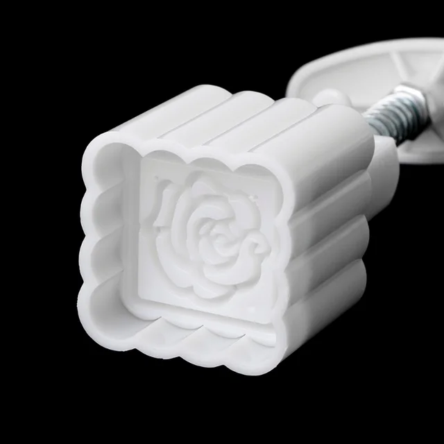 Canton Square Snowy Mooncake Mould Hand Pressure Baking Appliance White - Shop at LoveMi